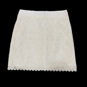 The Limited Lace Cream Skirt Size 6 NWT